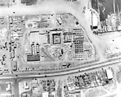 Civic Center - aerial of construction.