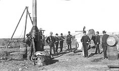 Drilling for water at Coronado