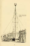 
A cluster of direct-current arc-lights, 125 feet above the street.