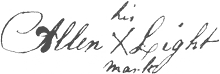 Allen Light's mark