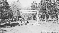Entrance to the Laguna Area