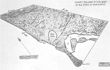 Henry Delano Fitch Map of the Port of San Diego