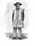 The distinctive long leather coat, or cuera, made of six thicknesses of deerhide, was the reason the Spanish frontier soldier was called a soldado de cuera.