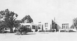 Boys' building (top, at right)