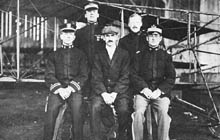 army and navy officers that formed the first military aviation school.